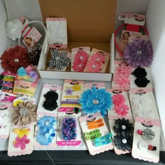 25 pc carded Hair Accessories - Picture 1 of 5